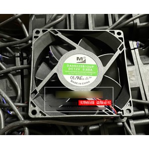 M DA09225B12UP 12V 0.6A 2wires Cooling Fan