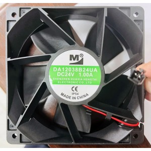 M DA12038B24UA 24V 1.00A 2wires Cooling Fan 