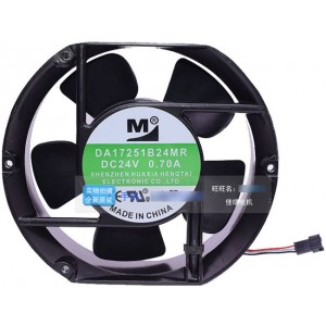 M DA17251B24MR 24V 0.70A 3wires Cooling Fan 
