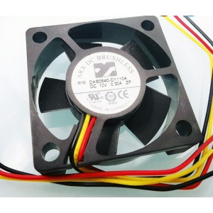 ARX DAS0540-D1110A 12V 0.30A 3wires Cooling Fan 