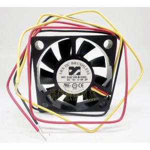 ARX DAS1240-B1030A 12V 0.13A 3wires Cooling Fan 