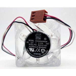 AVC DASA0420R2M 12V 0.15A 3wires cooling fan