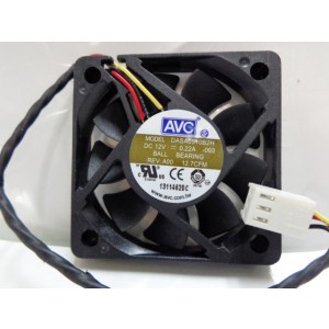 AVC DASA0510B2H 12V 0.22A 3wires Cooling Fan