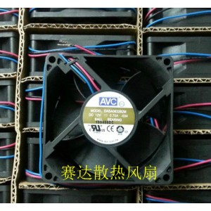 AVC DASA0832B2M 12V 0.7A 3wires Cooling Fan