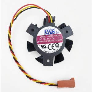 AVC DASC0410R2U 12V 0.15A 3wires Cooling Fan