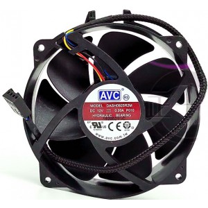 AVC DASH0925R2M 12V 0.20A 4wires Cooling Fan