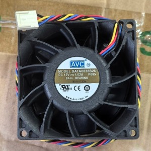 AVC DATA0838B2U 12V 1.02A 3wires 4wires Cooling Fan - Picture need
