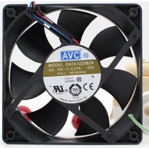 AVC DATA1225B2X 12V 0.27A 3wires Cooling Fan 