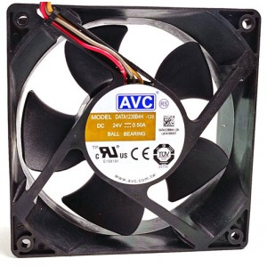 AVC DATA1238B4H 24V 0.50A 3wires cooling fan