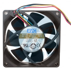 AVC DATB0825B2S 12V 0.84A 4wires Cooling Fan