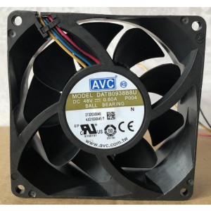 AVC DATB0938B8U 48V 0.6A 4wires Cooling Fan