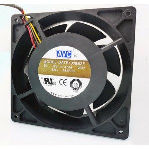AVC DATB1338B2F 12V 3.5A 4wires Cooling Fan 