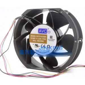 AVC DATC1551B8F 48V 3.25A 4wires Cooling Fan 