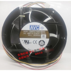 AVC DATC1551B8S 48V 2.62A 4wires Cooling Fan