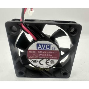 AVC DAZA0410R2H-014 12V 0.06A 2wires Cooling Fan