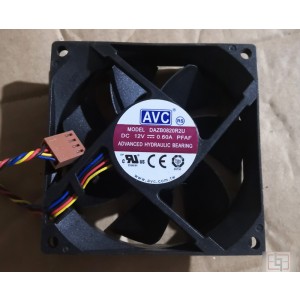 AVC DAZB0820R2U 12V 0.60A/0.64A 4wires Cooling Fan