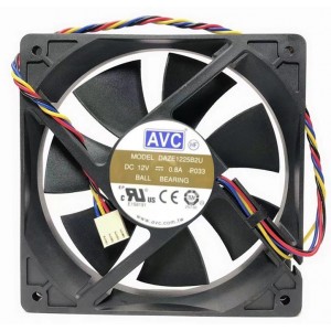 AVC DAZE1225B2U 12V 0.8A  4wires Cooling Fan