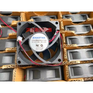 BAIKEFAN DBA07025F12H 12V 0.36A 2wires Cooling Fan