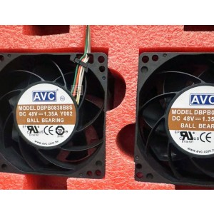 AVC DBPB0838B8S 48V 1.35A 4wires Cooling Fan