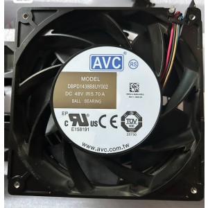 AVC DBPD1438B8UY002 48V 5.70A 4wires Cooling Fan