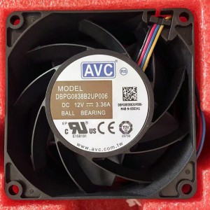 AVC DBPG0838B2UP006 12V 3.36A 4wires Cooling Fan