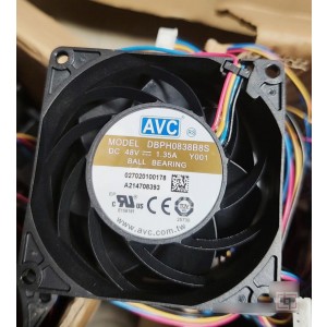 AVC DBPH0838B8S 48V 1.35A  4wires Cooling Fan