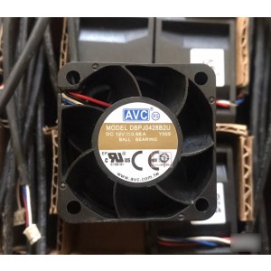 AVC DBPJ0428B2U 12V 0.66A 4wires Cooling Fan