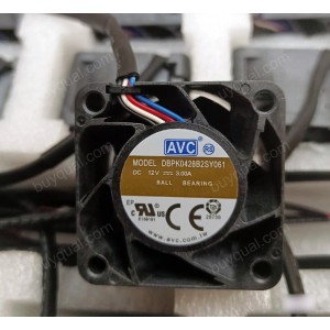AVC DBPK0428B2SY061 12V 3.00A 4wires Cooling Fan 