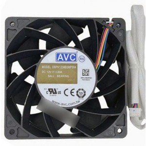 AVC DBPK1238B2MP004 12V 3.6A 4wires Cooling Fan