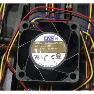 AVC DBPT0428B2SP005 12V 2.8A 4wires Cooling Fan 