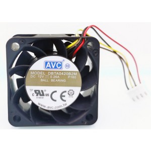 AVC DBTA0420B2M 12V 0.26A 4wires Cooling Fan - Picture need