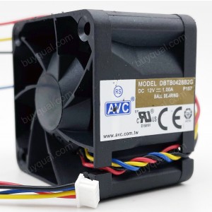 AVC DBTB0428B2G 12V 1.00A 4wires Cooling Fan - New