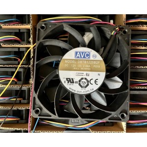 AVC DBTB1225B2F 12V 2.04A 4wires cooling fan - New