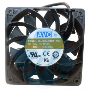 AVC DBTB1225B8F DBTB1225B8FP089 48V 0.48A 4wires Cooling Fan
