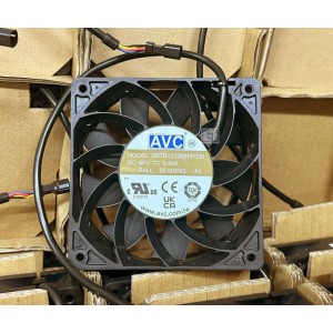 AVC DBTB1225B8FP099 48V 0.48A 4wires Cooling Fan