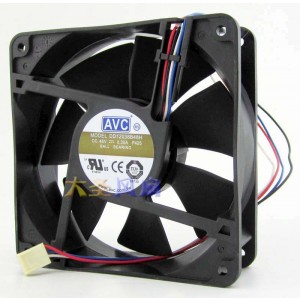 AVC DD12038B48H 48V 0.3A 3wires Ball Cooling Fan
