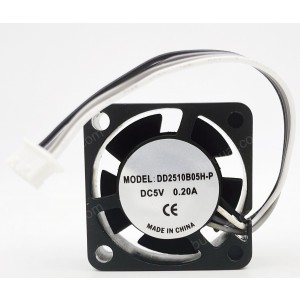 NIDEC DD2510B05H-P 5V 0.2A 4wires Cooling Fan
