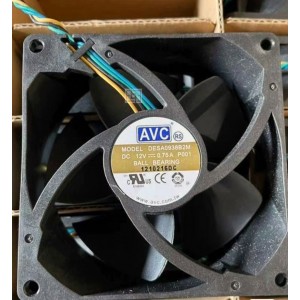AVC DESA0938B2M 12V 0.75A 4wires Cooling Fan 