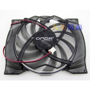 ONDA DF0901512BSL2B 12V 0.20A 2.4W 2wires Cooling Fan