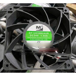 M DF12038B24UR 24V 1.5A 3wires Cooling Fan 