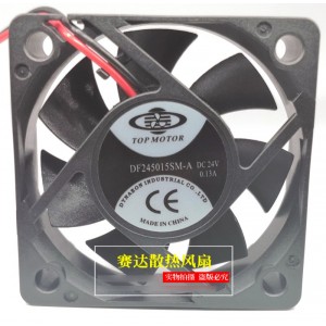 TOP MOTOR DF245015SM-A 24V 0.13A 2wires Cooling Fan
