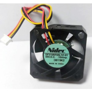 Nidec DF310RF05L1C-01 5V 0.10A 3wires Cooling Fan