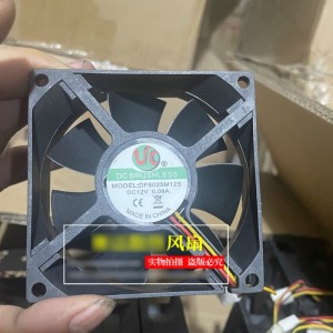 BQ DF8025M12S 12V 0.14A  2wires Cooling Fan