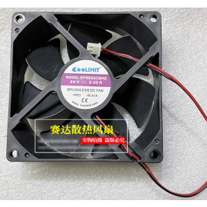 COOLIMIT DF9025CBA2 24V 0.20A 2wires Cooling Fan 