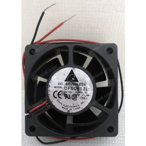 DELTA DFB0612L 12V 0.09A 2 wire Cooling Fan