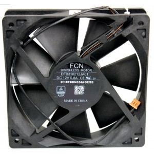 FCN DFB310212JA0T DFB310212JAOT 12V 0.8A  3wires Cooling Fan