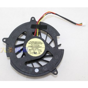 Forcecon DFB601005M20T 5V 0.5A 3wires Cooling Fan