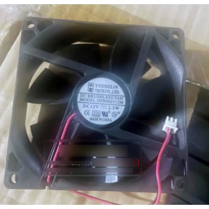 Younglin DFB902512M 12V 2.3W 2wires Cooling Fan 