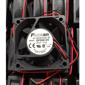 Fonsan DFD0612H 12V 0.15A 2wires cooling fan