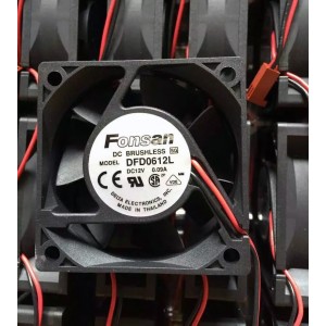 DELTA DFD0612L 12V 0.09A 2wires Cooling Fan